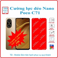 Toughened flexible phone screen protector for Xiaomi Poco C71