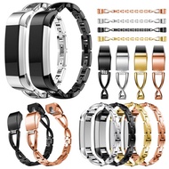 Metal Crystal Watch Band Wrist strap For Fitbit Alta HR/Alta