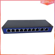 [szxmkj2] 9 Ports 10/100Mbps 8 POE Port+1 Uplink Power Over Ethernet Switch Adapter
