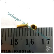 Retail/Wholesale Eyelet 2 Mm Hole 7 Long 20 Pieces Brass Material