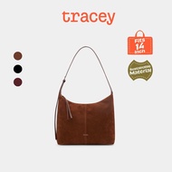 Tracey Suede Hobo Bag