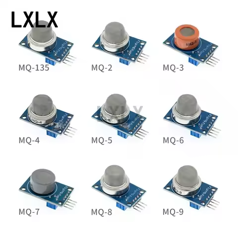 MQ Series Kit MQ-2 Smoke Sensor MQ3 Alcohol Sensor MQ4 MQ5 MQ6 MQ7 MQ8 MQ9 MQ-139 Gas Sensor Module