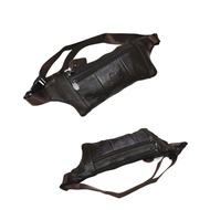 Ready Stock Leather Waist Bag Beg Kerja Rider Bag Canvas Bag Crossbody Bag Chest Bag Beg Sandang Beg
