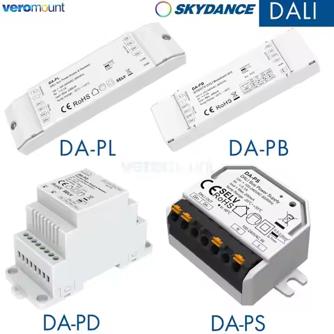 Skydance 100-240V AC 200mA DALI Bus Power Supply Repeater DA-PL DA-PD DA-PS DALI Bus Power Supply Br