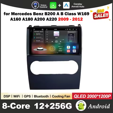 for Mercedes Benz B200 A B Class W169 A160 A180 A200 A220 2009 - 2012 Android OS Car Radio Player DS