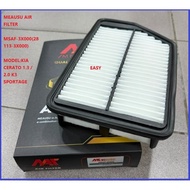 MEAUSU AIR FILTER  MSAF-3X000(28113-3X000)  MODEL:KIA CERATO 1.3 / 2.0 K3 SPORTAGE