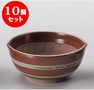 kbu3-828-21-313-10set 10-piece set Mortar Border Ripple Round Mortar No. 4.2 [13.4 x 12.7 x 6.2 cm] 