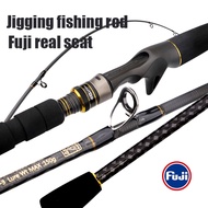 5.6ft/6.0ft/6.5ft Fuji reel seat carbon fiber light jigging fishing rod Slow jig spinning rod castin