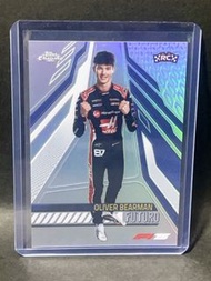 F1 Topps chrome 藍寶 限號 車手卡 Oliver Bearman