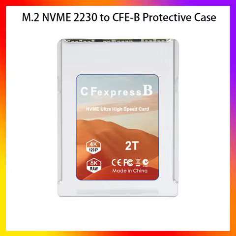 1pc M.2 NVME 2230 to CFE-B Protective Case For DIY-making CFexpress TYPE-B Memory Cards Case Kit For