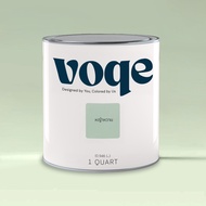 Voqe สีน้ำอะครีลิคแท้ 100% เฉดสีหญ้าหวาน สีทาบ้าน ทาอาคารเกรดพรีเมี่ยม เนื้อสีเยอะ