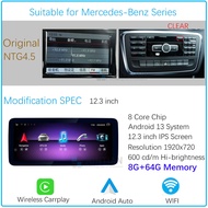 For Mercedes-Benz W212 Class E 2013-2015 (RHD) Android 13 Navigation GPS with Carplay Auto Multimedi