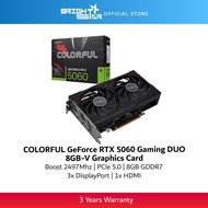 COLORFUL GeForce RTX 5060 Gaming DUO 8GB-V Graphics Card