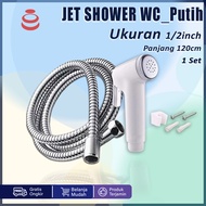 SEMPROTAN AIR JET SHOWER WC BIDET PUTIH TOILET KLOSET CEBOK KAMAR MANDI BAGUS TERLARIS MURAH COD