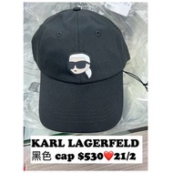 KARL LAGERFELD 黑色cap帽❤️21/2