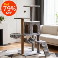 Cat Condo Cat Tree Tower House Cat Climbing Frame Large Cat apartment Cat Grabbing Board Cat Villa