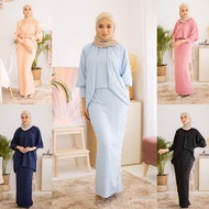 Raya Daisy Kurung 2.0 Kedah Moden Muslimah Raya embroidery BAJU KURUNG IRONLESS RAYA Baju Kurung Mod