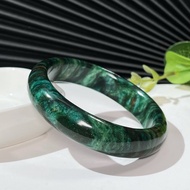 天然綠色鋰雲母手鐲59+MM 粼光天眼 星光閃片祖母晶手環 靜謐森林