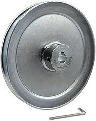 Saelno AB700-5/8 Single Groove Web Sheaves,v Belt Pulley 5/8 inch bore 7" OD,Motor Pulley Carbon Ste