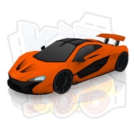 McLaren P1 Fury Paper Model