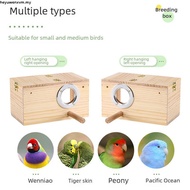 Pet Wood Parakeet Budgie Cockatiel Breeding Nesting Bird Avery Cage Box ZG