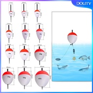[dolity] 5 Pieces EVA Foam Floats Fishing Bobbers Slip Bobbers Long Cast Oval Rig Floats Durable Hig
