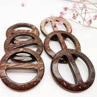 Pario Buckle Ring / Coconut Shell Sarong buckle (6-7cm) Buckle Coconut Shell Buckles