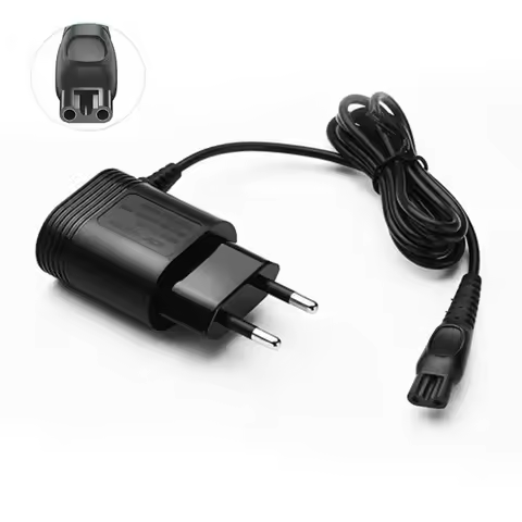 HQ8505 15V 5.4W EU Plug AC Power Adapter 2-Prong Charging Cable Electric Charger Supplies for Philip