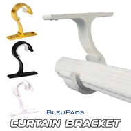 Curtain Pole Bracket Aluminum Alloy Hook Curtain Rod Support Curtain Rod Brackets Curtain Rod Bracke