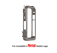 กรอบพลาสติกสำหรับ Insta360 X4กรอบกรงกระต่ายกล้อง Insta 360 X4ป้องกันการขยายตัวกรอบเคสอุปกรณ์เสริมกล้