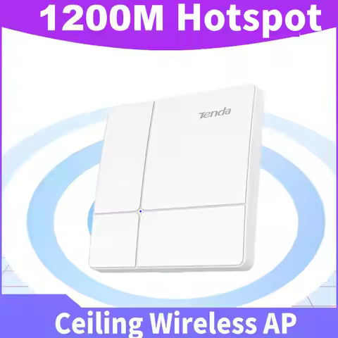 Tenda I24 Wireless AP Gigabit Dual-Band AC1200 Gigabit Access Hot Point Wifi Client-AP 300m² Coverag
