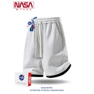 NASA WTAPS Street Wear Stitching Casual Sports Five-point Pants Men's Summer Ice Silk Thin T-Shirt S
