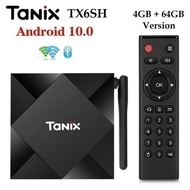 TANIX TX6SH - Android 10 Smart TV Box 8K Display - RAM 4GB ROM 64GB-Teguhbajasentosa