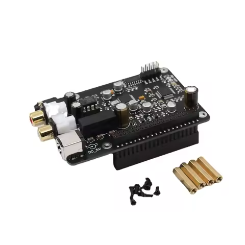 AK4493 Digital Broadcast Board 5532 OP AMP I2S 768K DSD512 DSD for Raspberry Pi 2B 3B 3B+ 4B