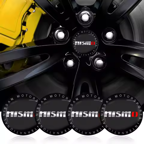 Car Wheel Hub Center Cap Sticker Metal Emblem Sticker For Nismo Nissans Tiida Teana Skyline Juke X-t