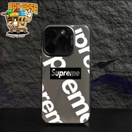 MN426 Premium Matte Hard Casing Hp SUPREME Case Aesthetic Compatible For Iphone 7 8 7plus X Xr 11 12