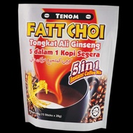 5 in 1 coffee mix Tongkat Ali Ginseng Instant Kopi Tenom Fatt Choi HALAL