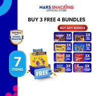 [Buy 3 Get 4 FREE] M&M'S/Snickers/Maltesers/Twix Assorted Funsize - Free Chocolate and Grocery Bag