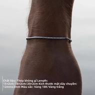 Nam Độc Đáo Phong Cách Hip Hop Hộp Inox Dây Xích Vòng Tay Đa Năng Thép Titan Tay Trang Sức Thiết Kế