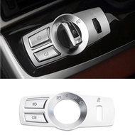 Car Headlight Switch-Button Cover Sticker Interior-Stickers For BMW 5 Series F18 F25 F01 F02 Interio