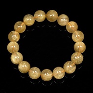 【正佳珠寶】金髮晶 頂級維納斯 11.8-12.3mm 金髮晶手珠