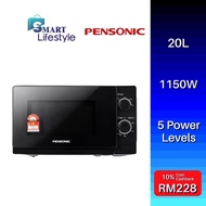 Pensonic 20L Microwave Oven PMW-2004 (WHITE) / PMW-2005 (BLACK) / ELBA 20L Microwave Oven 6 Power Le