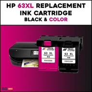 Compatible HP 63XL Ink Cartridge Printer Ink Refill | Black &amp; Color | HP Deskjet 1110, 2130, 3630 | Envy 4510, 4520