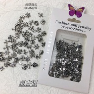 Gna Nail Decoration 3D Punk Accessories Nail Art Mix Pank Nail Charms Alloy Metal Nail Art Decoratio