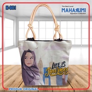 Aesthetic Tote Bag Muslim Hijab Character Printing WickTALI H 01 B8G2 recommended NEW college Bag si