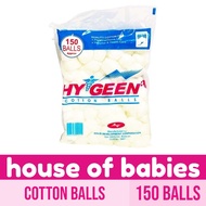 Hygeen Cotton Balls 150 Balls - Cotton Balls