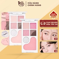 Romand Bare Layer Palette Sweet, Sparkling Eyeshadow and Blush 14g