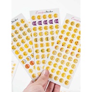 emoji表情贴纸苹果横版含新表情翻白眼流汗捂脸贴纸表情卡通贴画Emoji Sticker Apple Horizontal Edition with New20260518