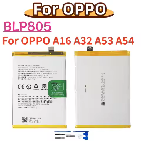 New BLP805 Battery For Oppo A16 A32 A53 A54 CPH2269 PDVM00 CPH2127 CPH2131 CPH2239 High Quality Batt