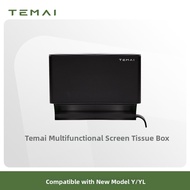 TEMAI | Car Tissue Box and Glasses Organizer for Tesla Model YL/3 New Edition